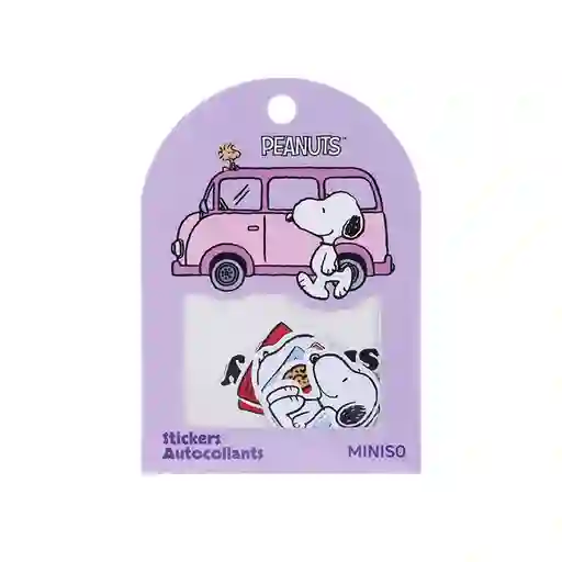 Calcomanía y Estampas Serie Snoopy Miniso