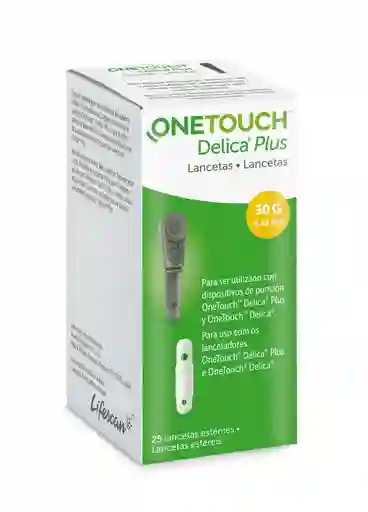 Onetouch Lancetas Estériles Delica Plus