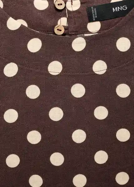 Top Romeo Chocolate Talla L Mujer Mango