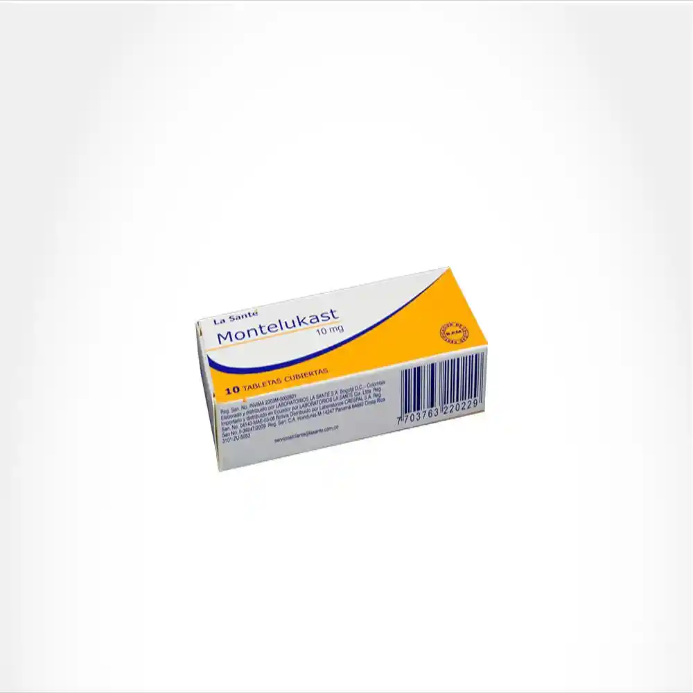 La Santé Montelukast (10 mg) 10 Tabletas
