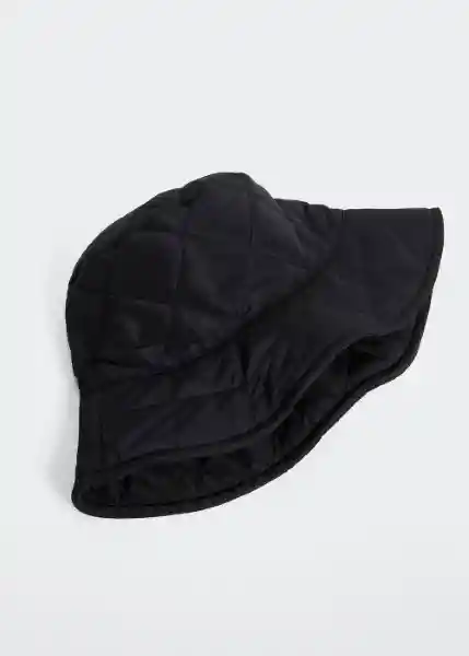 Gorro Tona Negro Talla 99 Mujer Mango