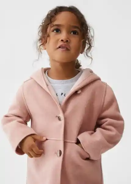 Abrigo Sandrab Rosa Talla 71 Niñas Mango