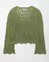 Suéter Mujer Tejido Verde Talla Medium American Eagle 03441274