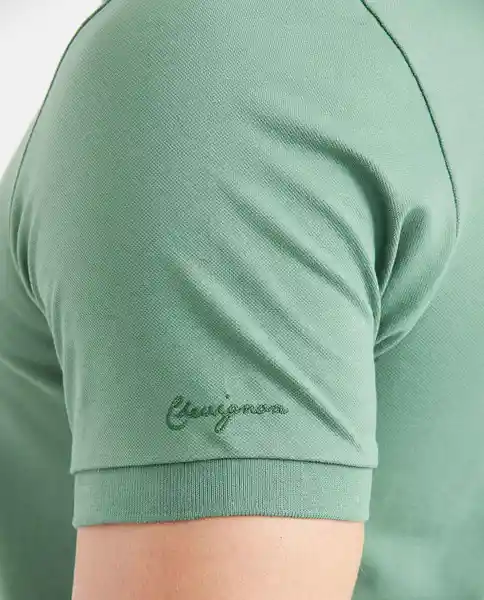 Camiseta Polo Muscle Verde Mirto Oscuro XXL Chevignon