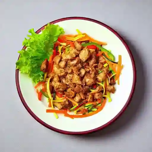 Ensalada Caliente de Verduras Al Wok