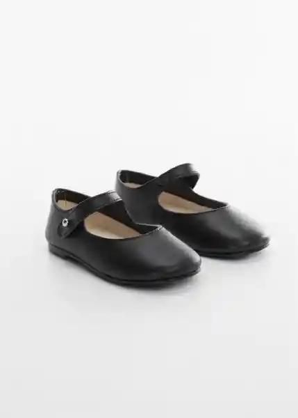 Zapatos Bellab Negro Talla 22 Niña Mango