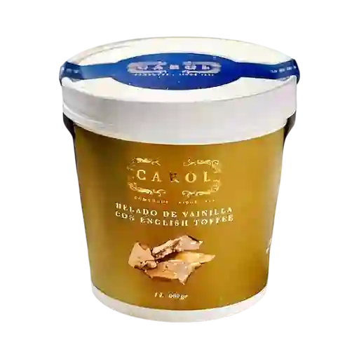 Litro Helado con English Toffee