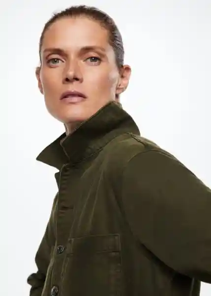 Mono Olivia Khaki Talla S Mujer Mango