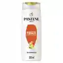 PANTENE Shampoo para cabello dañado Pantene Fuerza y Reconstrucción con Pro-vitaminas Proteínas y Aceite de Argán 200 ml