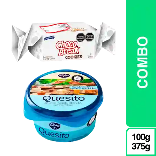 Combo Navidad Moño Chocobreak + Quesito Fresco