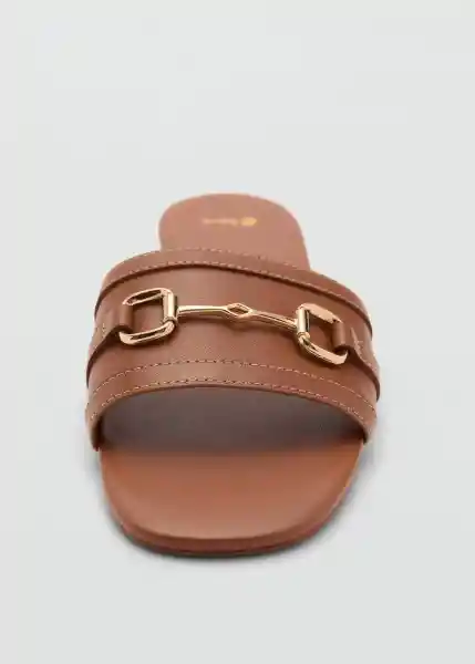 Sandalias Horse Cuero Talla 36 Mujer Mango