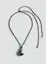 Collar Sakura Plata Talla 99 Mujer Mango