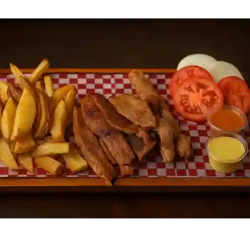 Picada de lomo cerdo