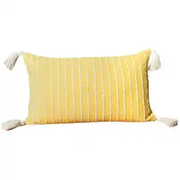 Krea Cojín Textura Amarillo