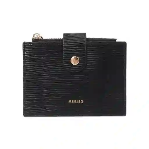 Cartera Para Mujer Básica Negro Serie Miniso