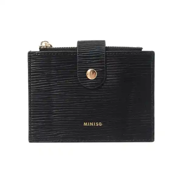 Cartera Para Mujer Básica Negro Serie Miniso