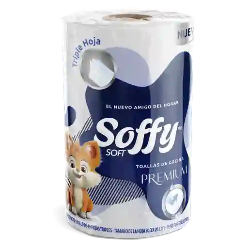 Soffy Toalla Cocina Triple Hoja Hojas