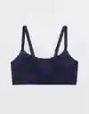 Bralette Aerie Azul Talla MEDIUM 3784410 American Eagle