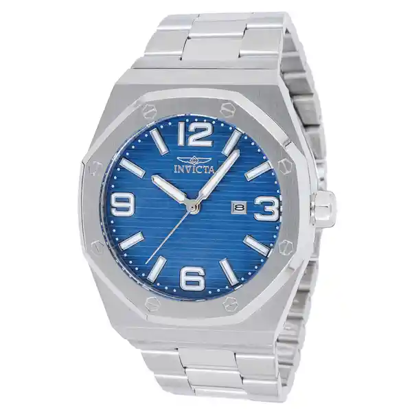 Invicta Reloj Huracán Hombre Plateado 45778