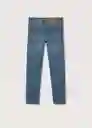 Jeans Slim Tejano Medio Talla 14 Niños Mango