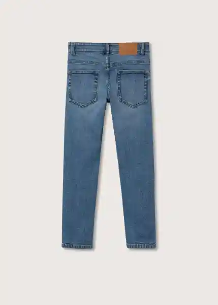 Jeans Slim Tejano Medio Talla 14 Niños Mango