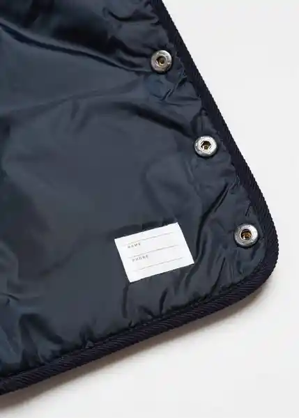 Abrigo Anorak Huskyb Navy Talla 67 Niños Mango