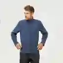 Quechua Saco Polar de Senderismo Para Hombre Azul Talla XXL