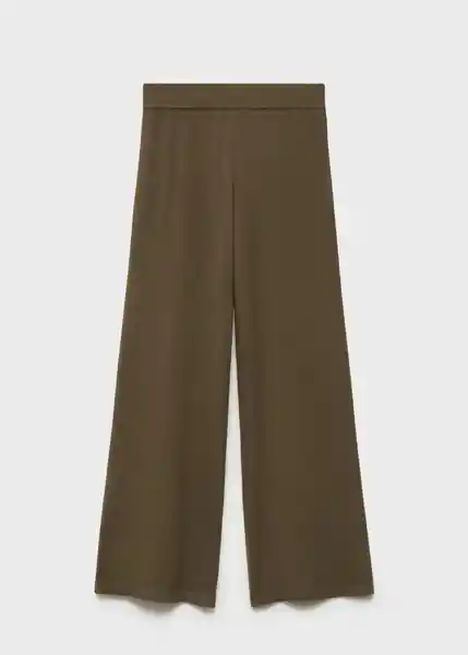 Pantalón Vieira Khaki Talla S Mujer Mango