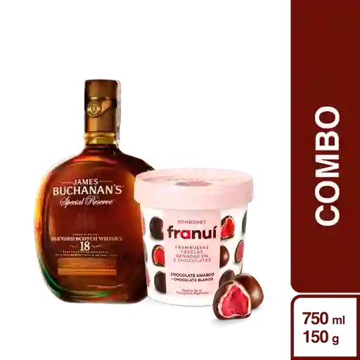 Combo Buchanan's Special 18 Años + Franuí Chocolate Blanco