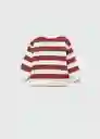 Sudadera Stripeb7 Granate Talla 72 Niños Mango