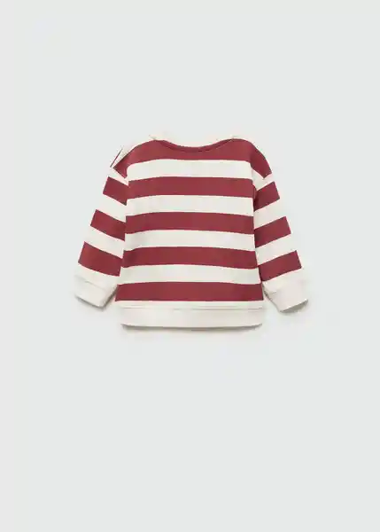 Sudadera Stripeb7 Granate Talla 72 Niños Mango