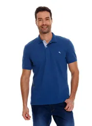 Camiseta Polo Para Hombre M - Azul