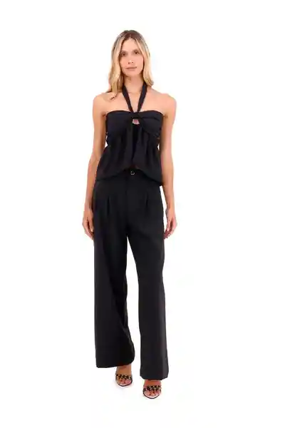 Pantalón Buena Mar-Negro XS Mercedes Campuzano