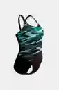 Vestido de Baño Hyperboom Placement Teal Mujer Talla 34 Speedo