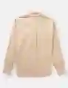 Camisa Mujer Beige Talla X-Small American Eagle 5556207