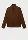 Chaqueta Mid Cognac Talla L Hombre Mango