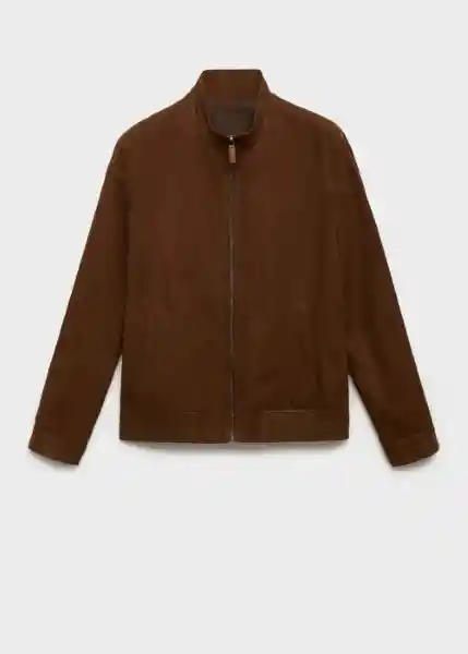 Chaqueta Mid Cognac Talla L Hombre Mango