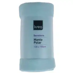 Krea Manta Polar Lisa Turquesa 150 cm