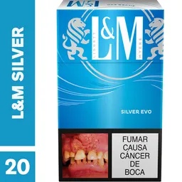 L&M Silver​ x 20 Cigarrillos