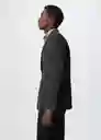 Blazer Americana Verner Gris Talla 52 Hombre Mango