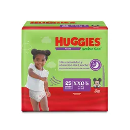 Huggies Pañal Active Sec Pants Etapa 5/XXG 25 Und