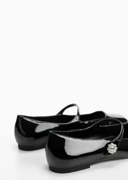 Zapatos Buttom Negro Talla 40 Mujer Mango