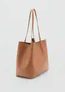 Bolso G Maribel Cuero Talla 99 Mujer Mango