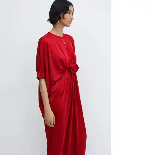 Vestido Rosalia-a Rojo Valentino Talla M Mujer Mango