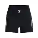 Under Armour Short Project Rock Meridian Mujer Negro Talla M