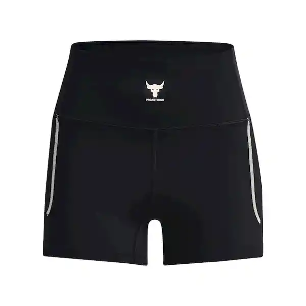 Under Armour Short Project Rock Meridian Mujer Negro Talla M