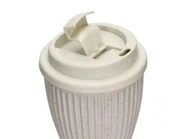 Vaso Con Tapa Beige Casaideas