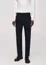 Pantalón Bologna Navy Talla 38 Hombre Mango