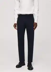 Pantalón Bologna Navy Talla 38 Hombre Mango