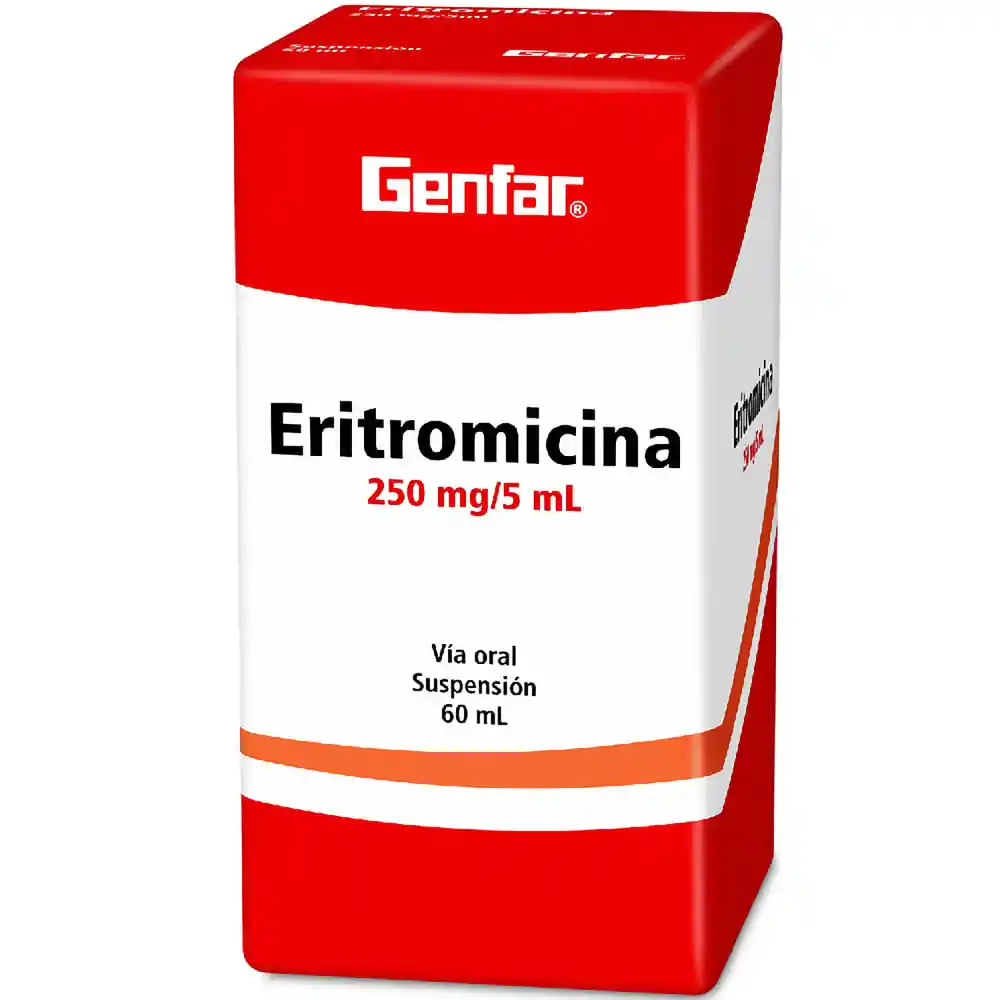 Genfar Eritromicina (250 Mg /5 Ml)